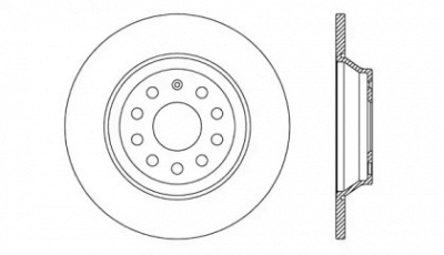OPEN PARTS bdr272110 -  Тормозной диск
